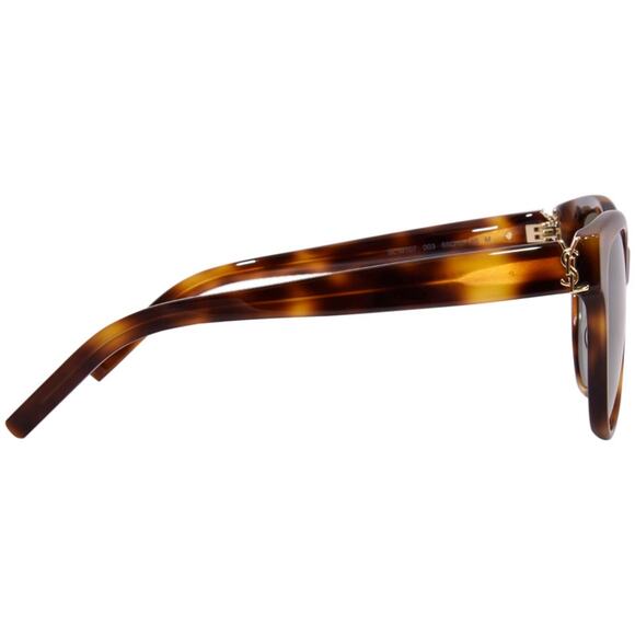 Saint Laurent YSL Designer Cat Eye Sunglasses Tortoise Smoke Lens SL-M105 main image 4